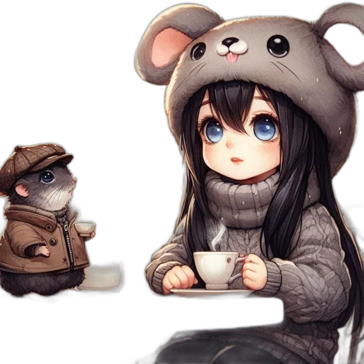 animal, creature, hat, concept art transparent PNG cut-out