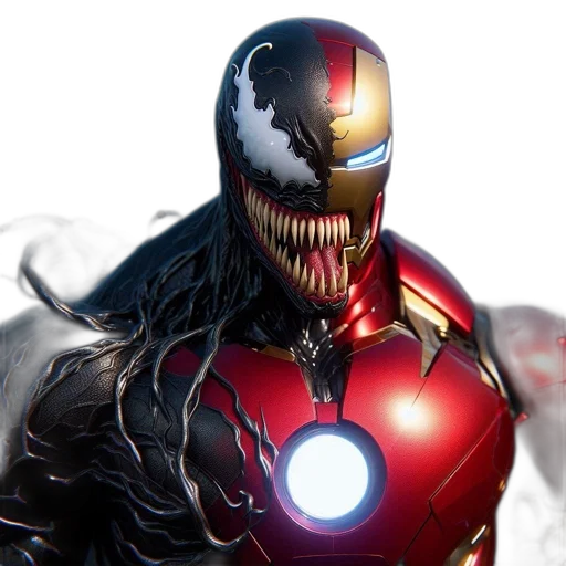 mask, comic book art, concept art, 3d render transparent PNG cut-out