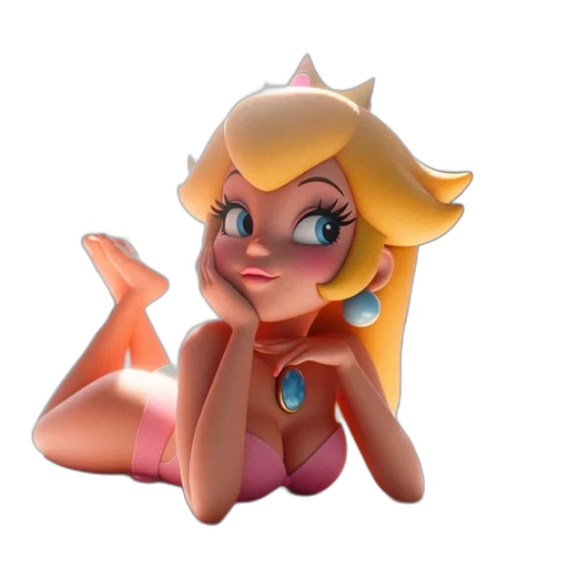 crown, dress, 3d render, concept art transparent PNG cut-out