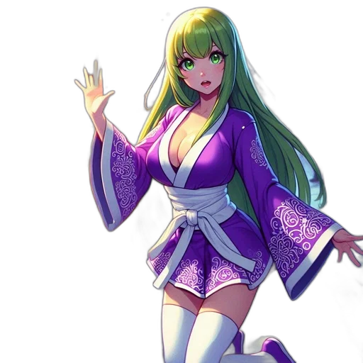 dress, concept art, anime, fantasy art transparent PNG cut-out