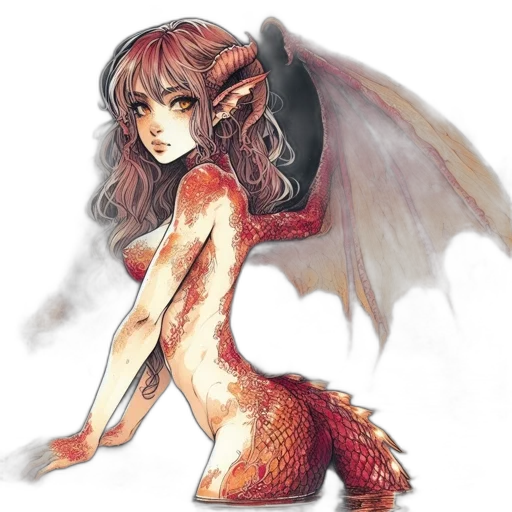 dragon, creature, fantasy art, concept art transparent PNG cut-out