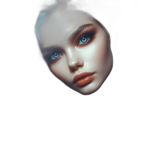 face, mask, robot, creature transparent PNG cut-out