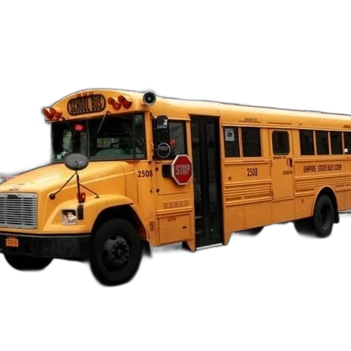 car, 3d render, yellow, school transparent PNG cut-out