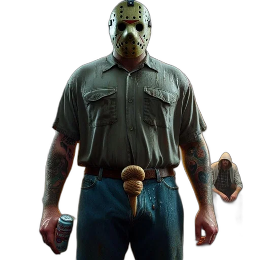 mask, creature, staff, concept art transparent PNG cut-out