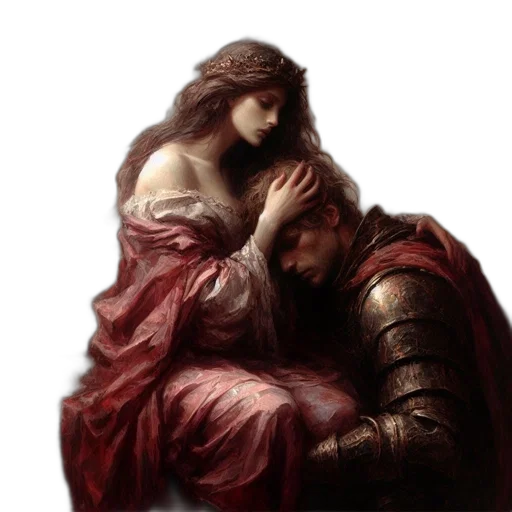 fantasy art, photorealistic, oil painting, concept art transparent PNG cut-out