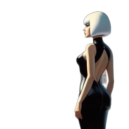 dress, robot, hat, jacket transparent PNG cut-out