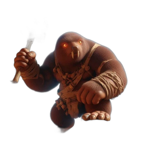 staff, creature, weapon, animal transparent PNG cut-out