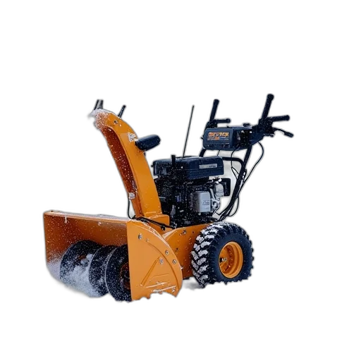 robot, weapon, 3d render, snowblower transparent PNG cut-out