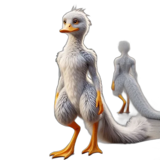 animal, creature, concept art, 3d render transparent PNG cut-out