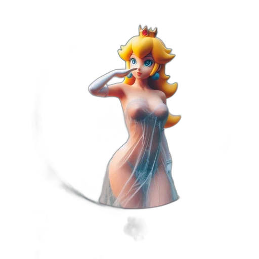 dress, crown, weapon, staff transparent PNG cut-out