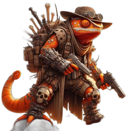 animal, dragon, weapon, concept art transparent PNG cut-out