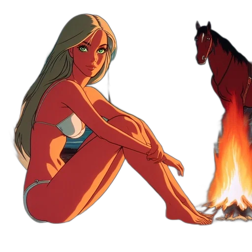 concept art, comic book art, fantasy art, pixel art transparent PNG cut-out