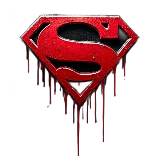 comic book art, concept art, logo, superman transparent PNG cut-out