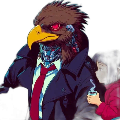 jacket, mask, animal, concept art transparent PNG cut-out