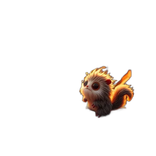 dragon, creature, animal, staff transparent PNG cut-out
