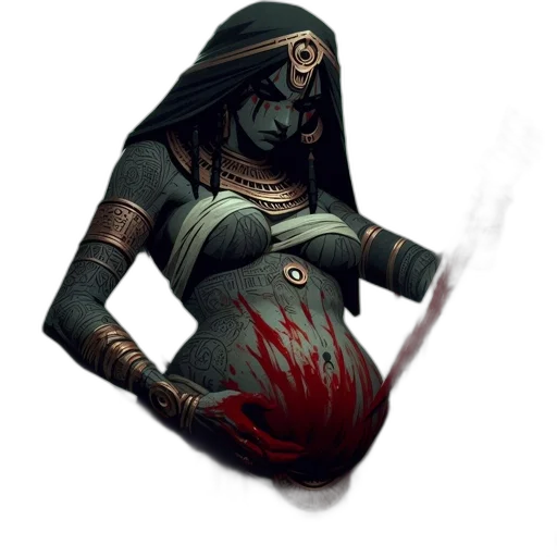 staff, sword, weapon, mask transparent PNG cut-out