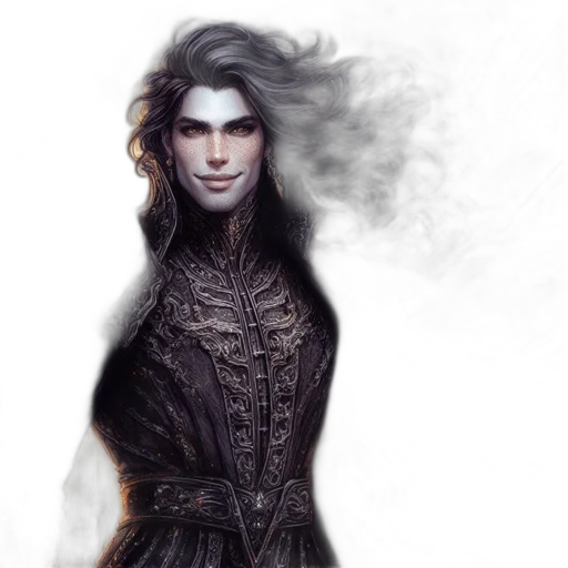 face, fantasy art, concept art, comic book art transparent PNG cut-out