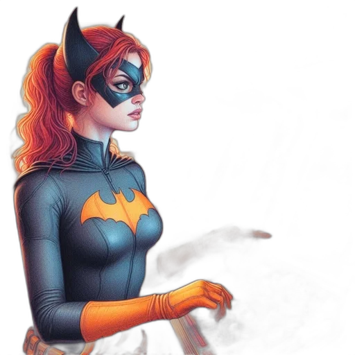 comic book art, concept art, fantasy art, cartoon transparent PNG cut-out