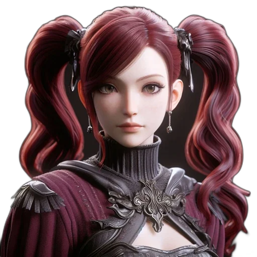 hair, crown, face, fantasy art transparent PNG cut-out