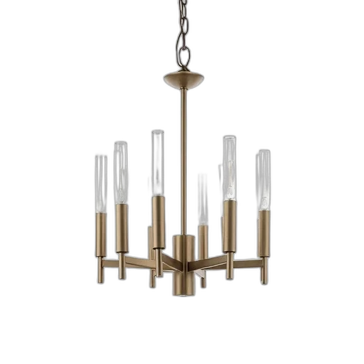 jewelry, 3d render, modern, chandelier transparent PNG cut-out