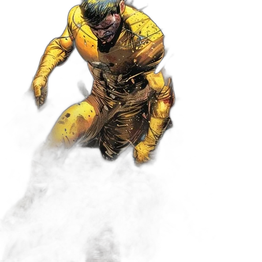 comic book art, concept art, fantasy art, watercolor transparent PNG cut-out