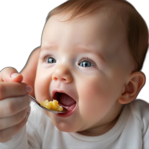 food, face, photorealistic, close-up transparent PNG cut-out