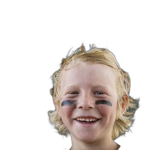 face, mask, crown, hair transparent PNG cut-out