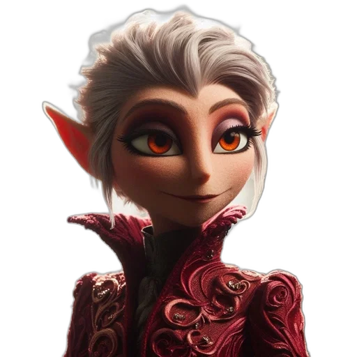 face, dragon, staff, fantasy art transparent PNG cut-out