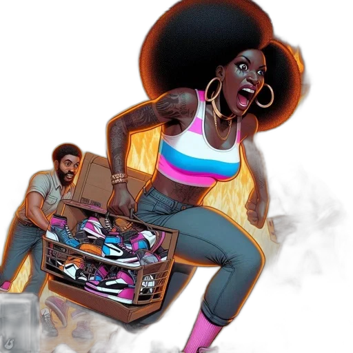 shoes, concept art, comic book art, cartoon transparent PNG cut-out