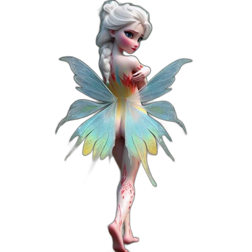 dress, creature, flower, concept art transparent PNG cut-out