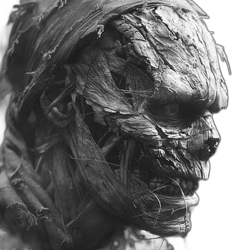 face, mask, creature, hair transparent PNG cut-out