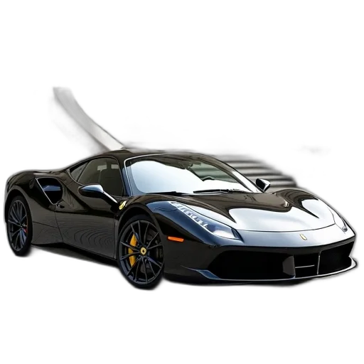 car, weapon, 3d render, photorealistic transparent PNG cut-out