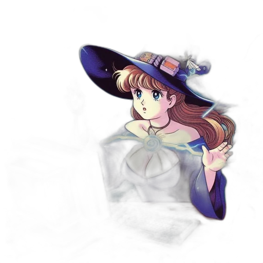 hat, crown, dress, staff transparent PNG cut-out