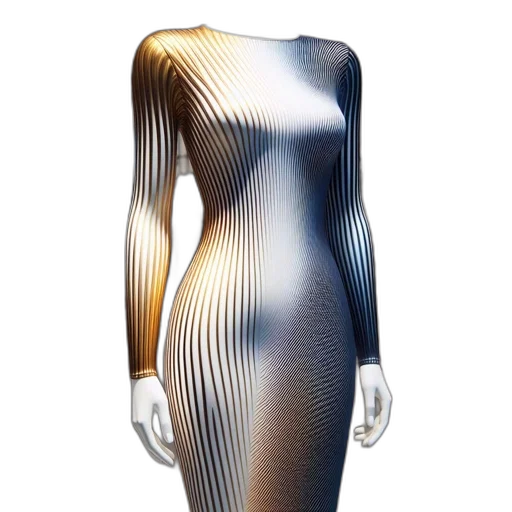 dress, robot, jewelry, hair transparent PNG cut-out