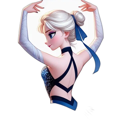 dress, staff, concept art, watercolor transparent PNG cut-out
