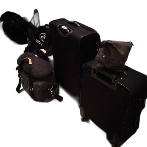 staff, jacket, weapon, 3d render transparent PNG cut-out