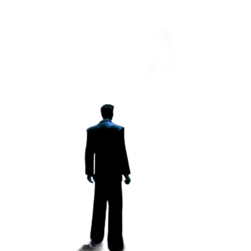 staff, jacket, robot, face transparent PNG cut-out