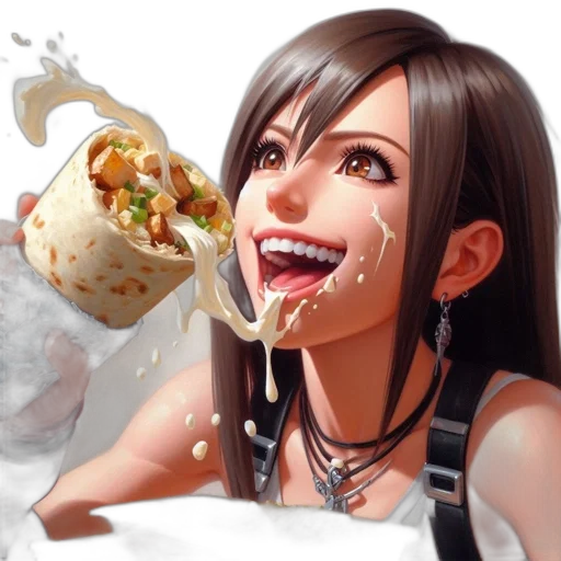 food, face, photorealistic, concept art transparent PNG cut-out