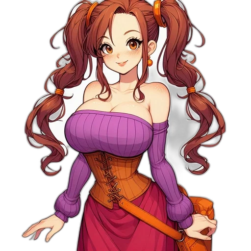 dress, staff, fantasy art, pixel art transparent PNG cut-out