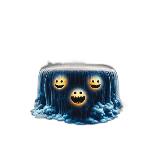 mask, hair, creature, crown transparent PNG cut-out