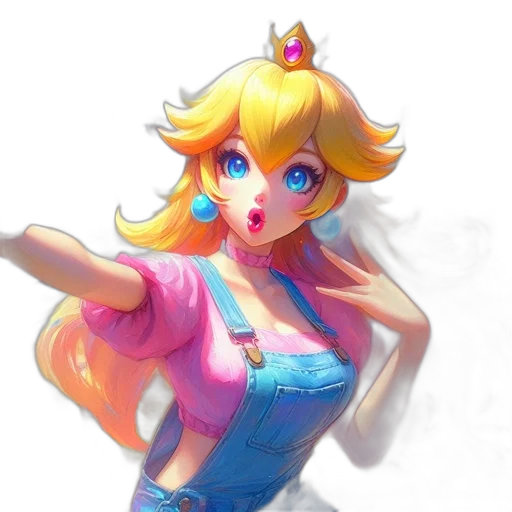 crown, dress, face, staff transparent PNG cut-out