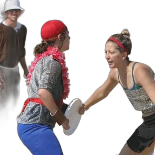fire, two, women, play transparent PNG cut-out