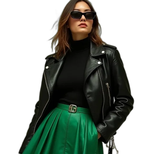 jacket, dress, green, dark transparent PNG cut-out