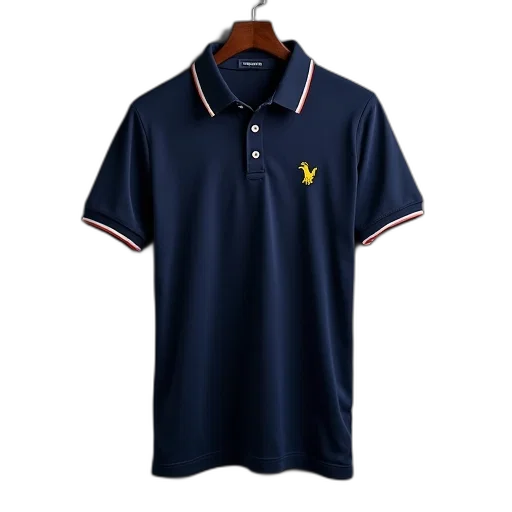 lyle, navy, polo, shirt transparent PNG cut-out