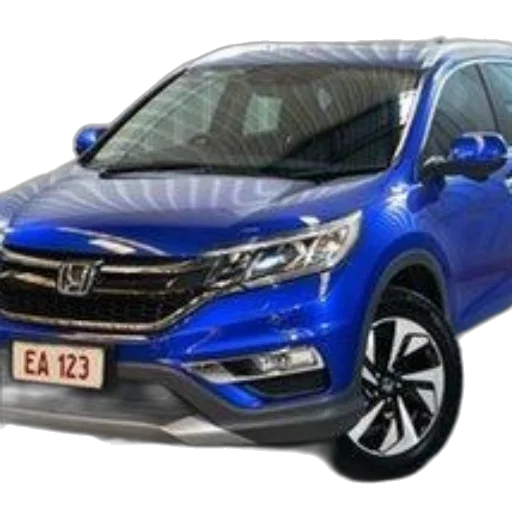 car, blue, honda, suv transparent PNG cut-out