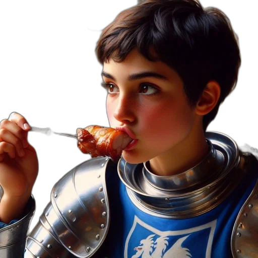 sword, food, dragon, photorealistic transparent PNG cut-out