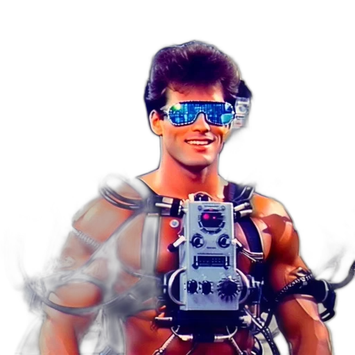 robot, weapon, cyberpunk, concept art transparent PNG cut-out