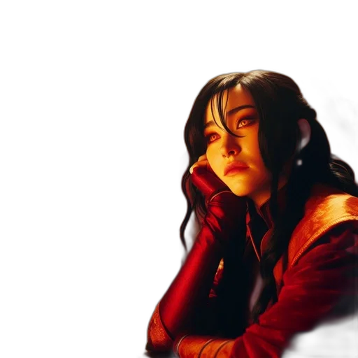 face, comic book art, photorealistic, concept art transparent PNG cut-out