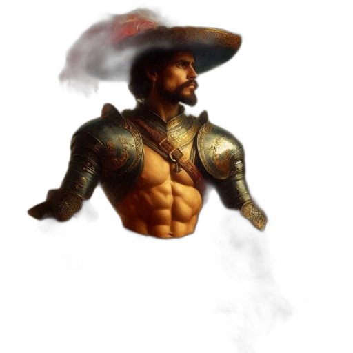 sword, hat, fantasy art, concept art transparent PNG cut-out