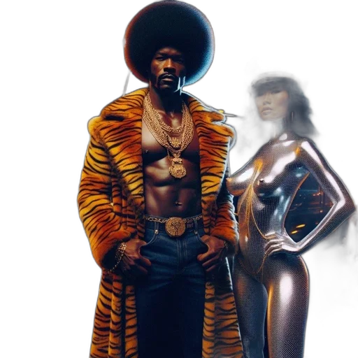 jacket, concept art, comic book art, two transparent PNG cut-out